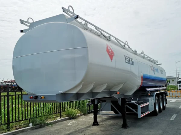 3 axles 45000liters 4 compartments fuel tanker semi trailers