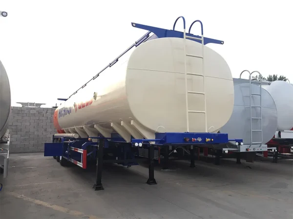 Heavy duty diesel fuel tank 3 axle oil tanker trailer for Nigeria