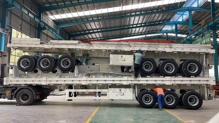 FUDENG Dropsides Cargo Trailers Deliver to Africa Customer