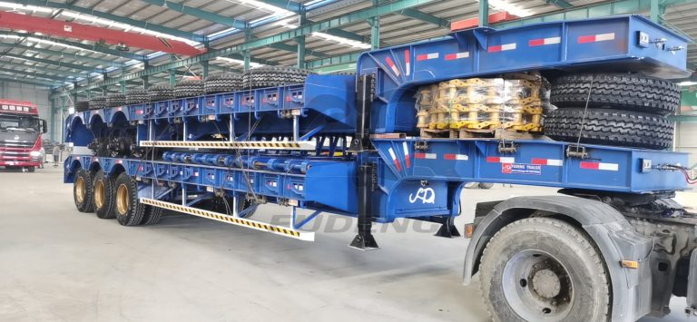2 Units Lowbed Trailers Deliver to Africa