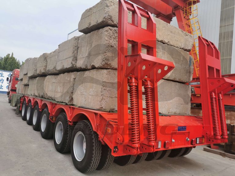 3 Axles Detachable Gooseneck Low Bed Semi Trailer