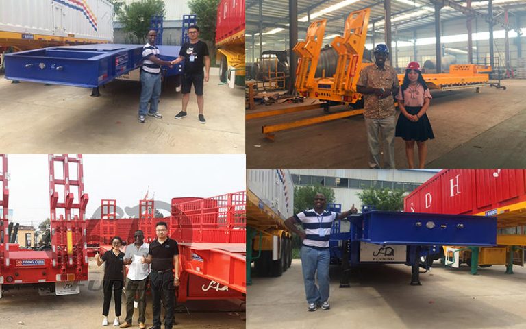Characteristics and application of low bed trailer