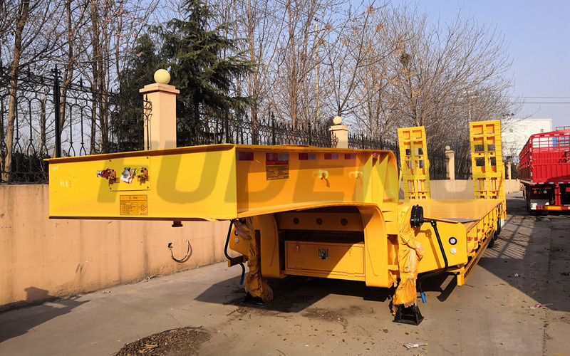 lowbed semi trailer