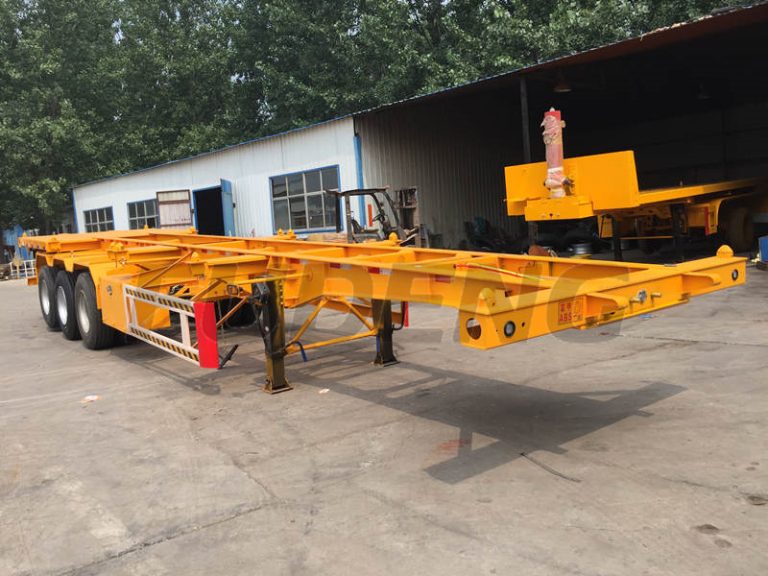 45ft skeleton trailer of African client