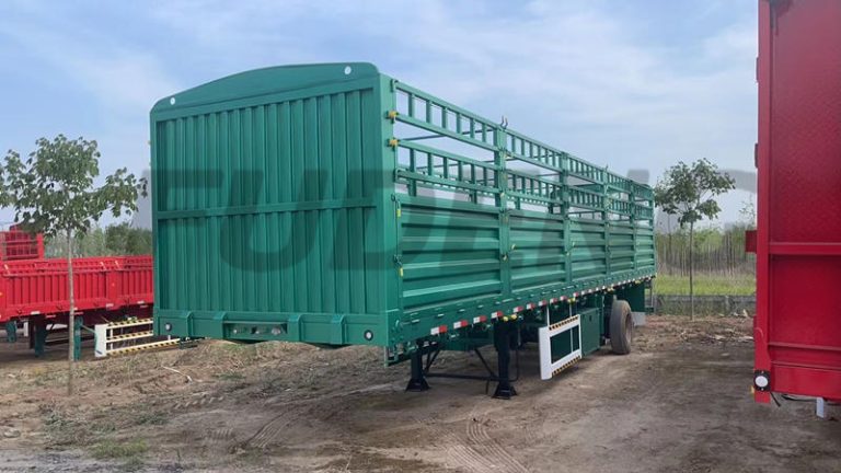 3 axles fence cargo trailer is production  completed