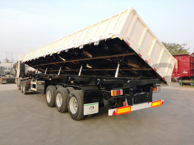 3 axles tipper trailer