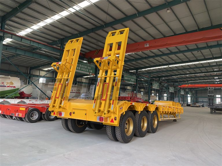 Tri axle 50 ton low bed trailer Features