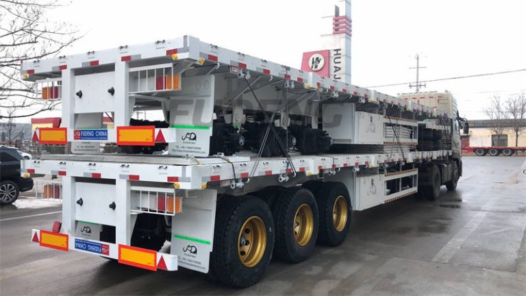 Container truck trailer