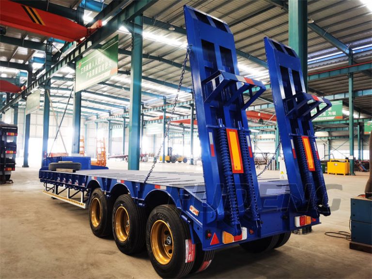 3 Axle 80 Ton Semi Lowbed Trailer