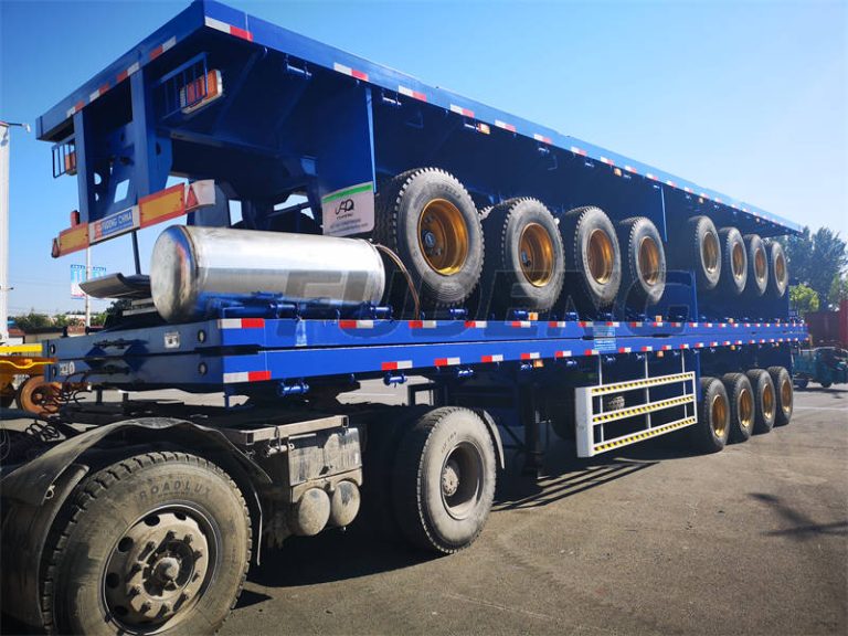 3 Axle Flat Bed 45 Ft Trailers