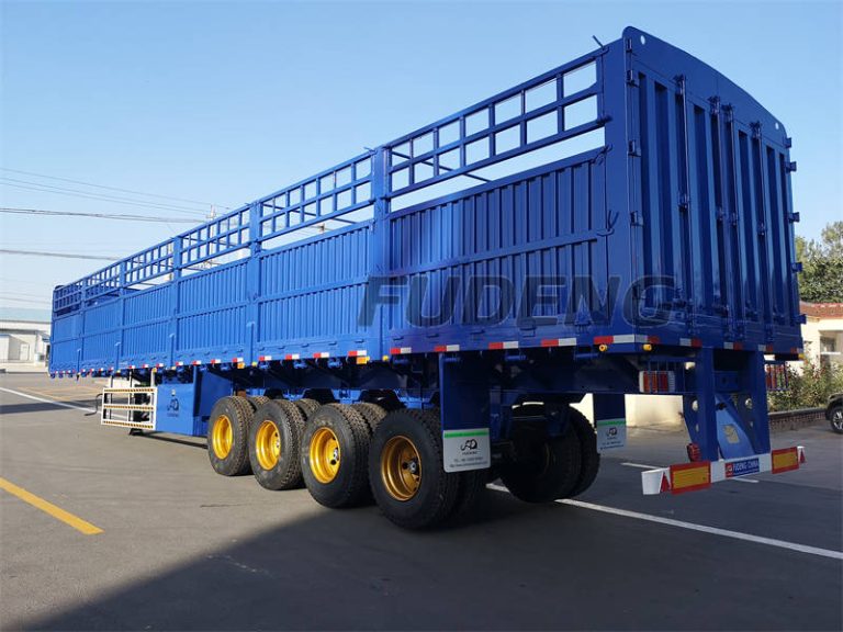 4 Axle 60 Ton Fence Semi Trailer