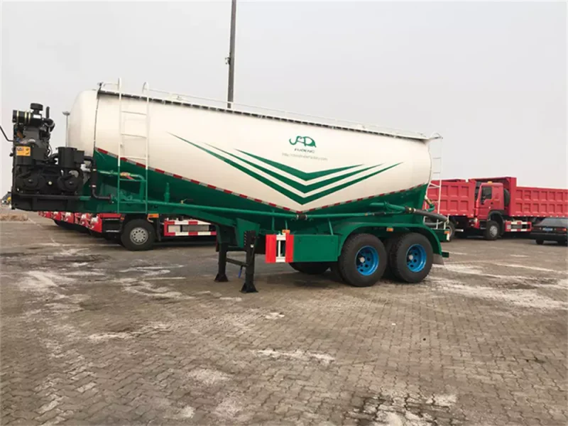 2 Axle 28CBM Cement Bulker Tank Trailer