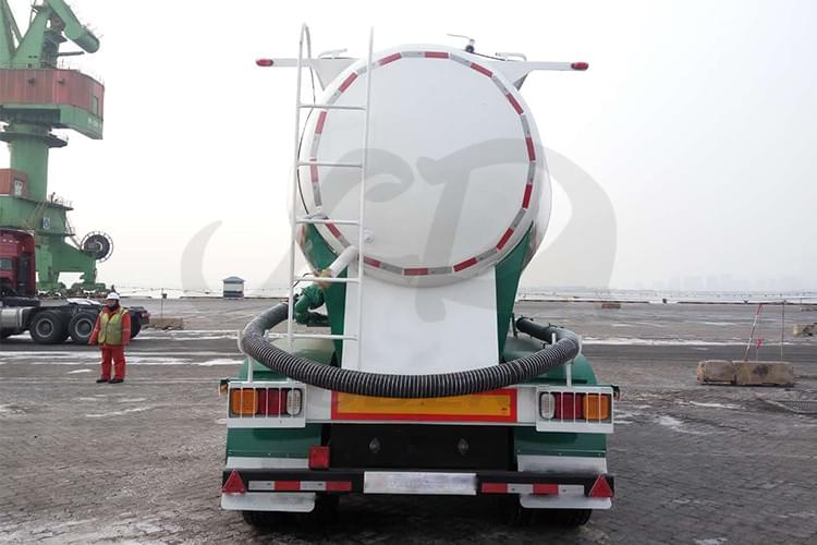 2 axles 28m3 bulk cement tank trailer