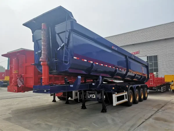 4 Axles U Shape Tipper Semi Trailer