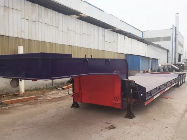 4 line 8 axles 120-150tons lowbed loader semi trailers