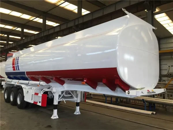 42000 Liters 6 Compartments Fuel Tanker Semi Trailer