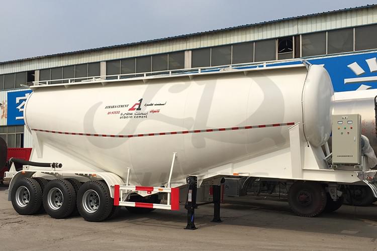 Bulker Cement Tank Trailer With Electric Power