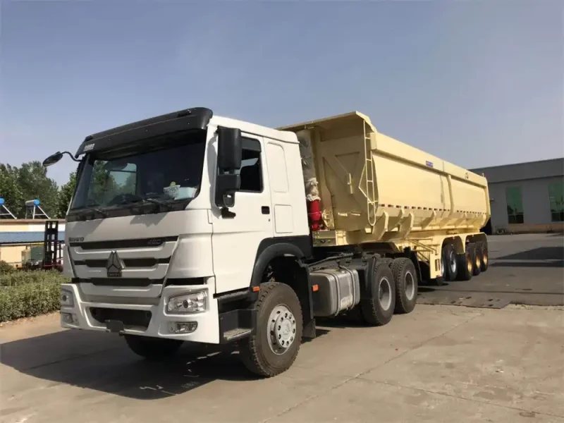 5 Axles U Shape Tipper Trailer