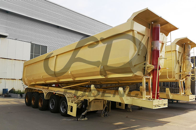5 Axles U Shape Tipper Trailer