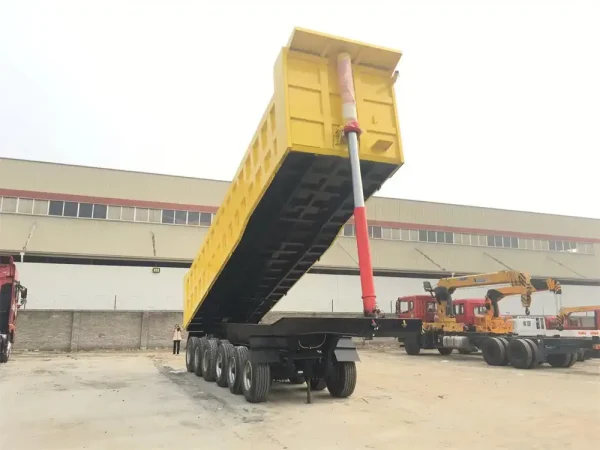 6 Axles 45 Cubic Meters Tipper Trailer