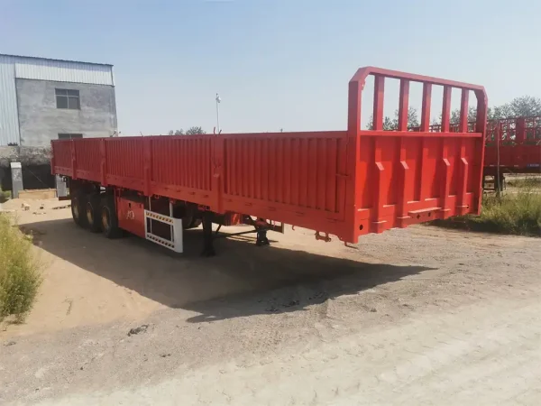 BPW Axle Dropsides Bulk Cargo Sidewall Semi Trailer