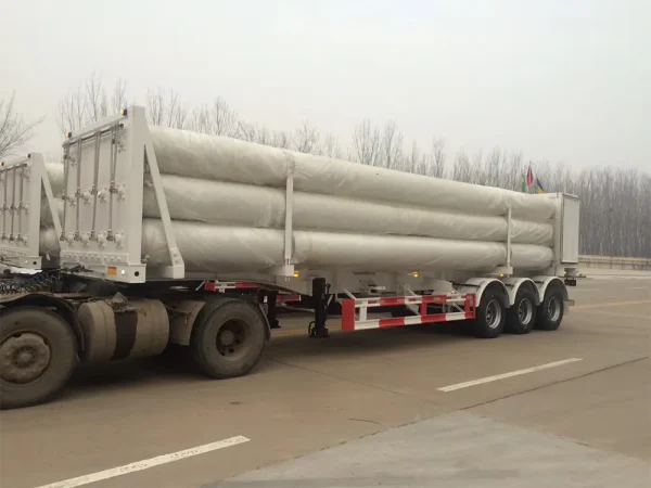CNG H2 Tubes Container Semi Trailer
