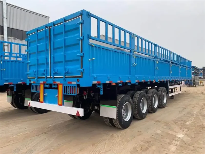 Four Axles Cargo Semi Trailer