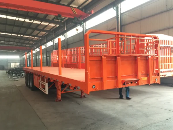 60Tons Flatbed Trailer For Sale