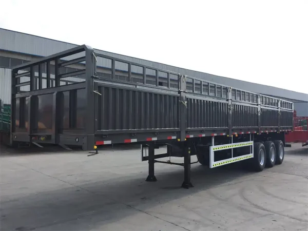 Tri Axle Fence Sidewall Semi Trailer