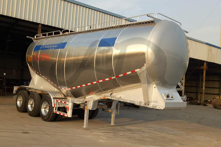 Aluminum cement bulker tank semi trailer