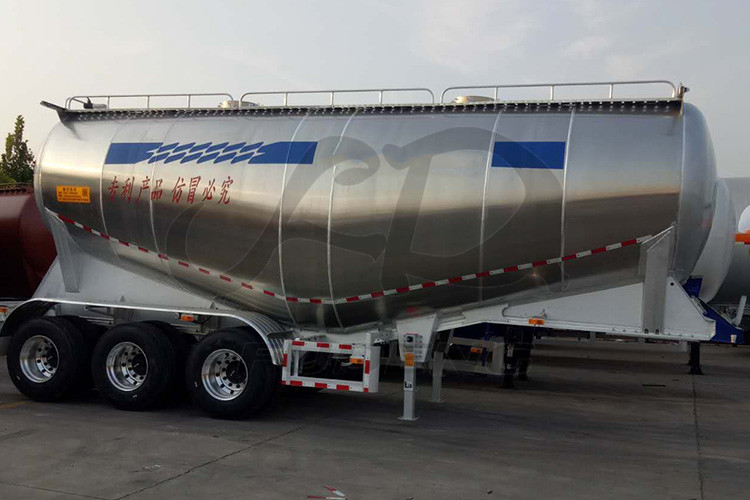 Aluminum cement bulker tank semi trailer