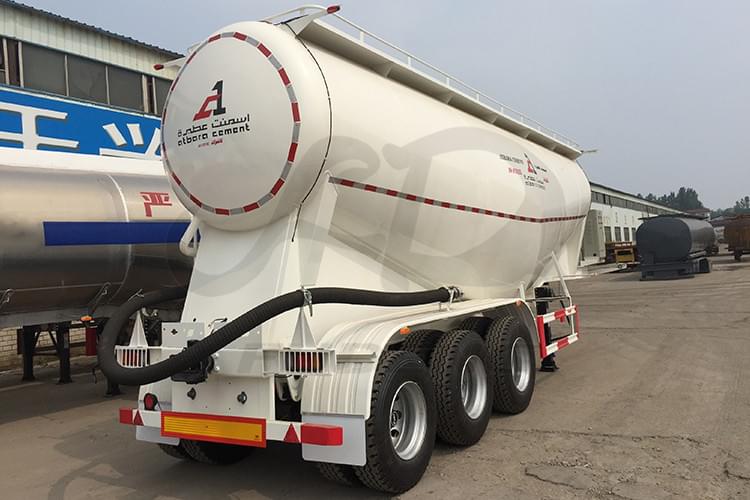 Bulker Cement Tank Trailer With Electric Power