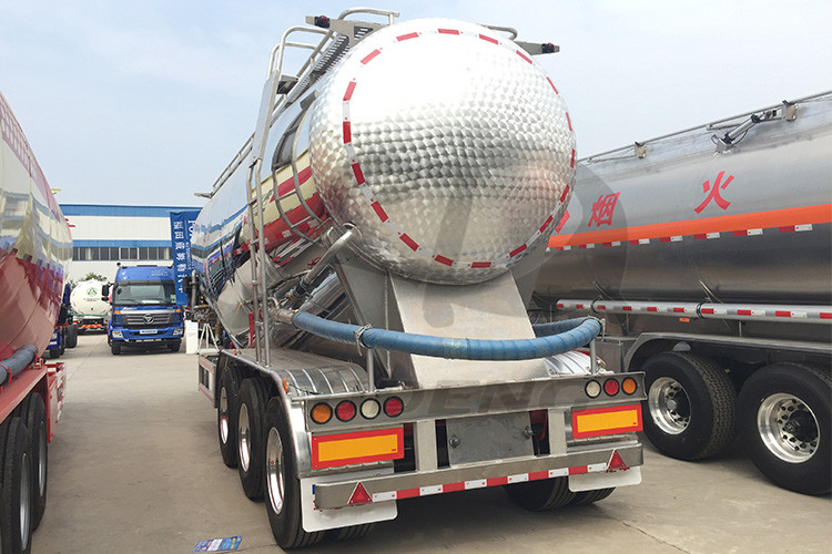 Aluminum cement bulker tank semi trailer