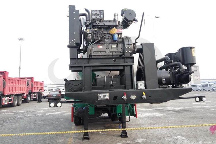 2 axles 28m3 bulk cement tank trailer