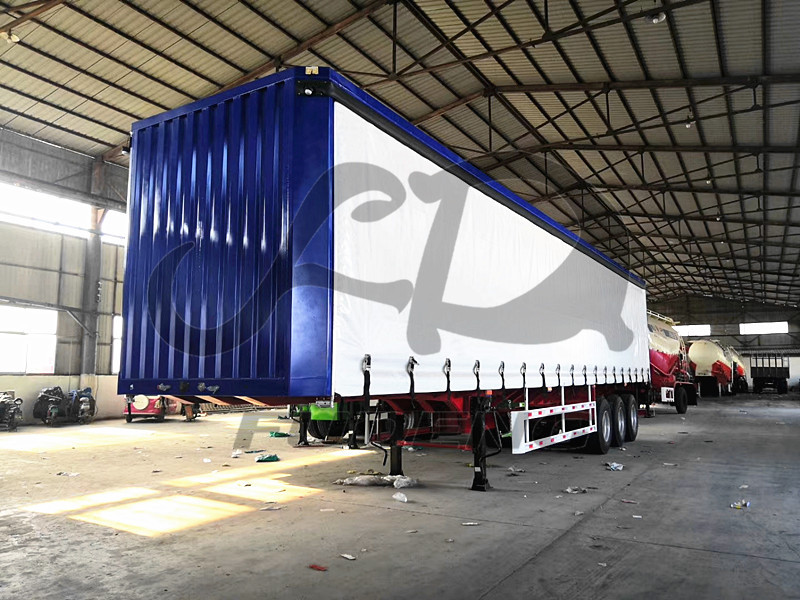 Curtain Side Wall Trailer For Sale