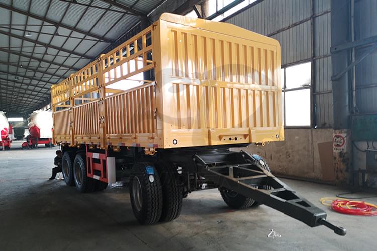 3 Axle Fence Bulk Cargo Full Trailer