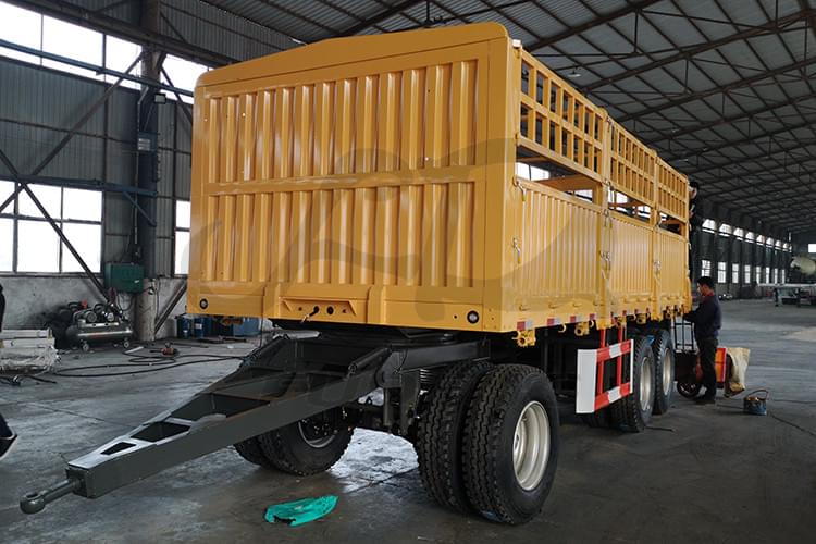 3 Axle Fence Bulk Cargo Full Trailer