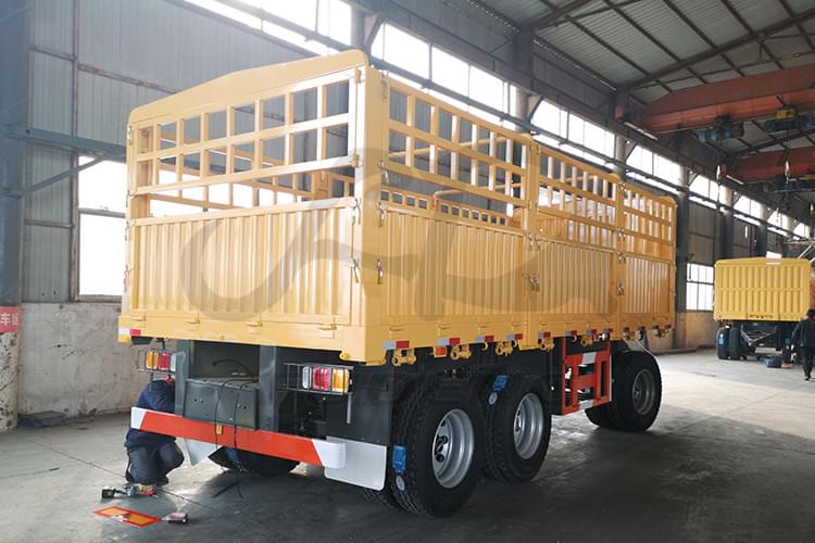 3 Axle Fence Bulk Cargo Full Trailer