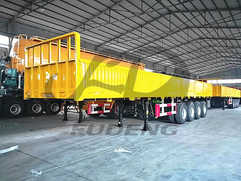 80Tons Dropside Semi Trailer