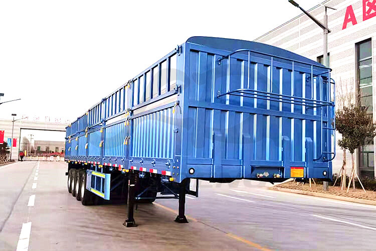 4 Axles Dropsides Bulk Cargo Trailer