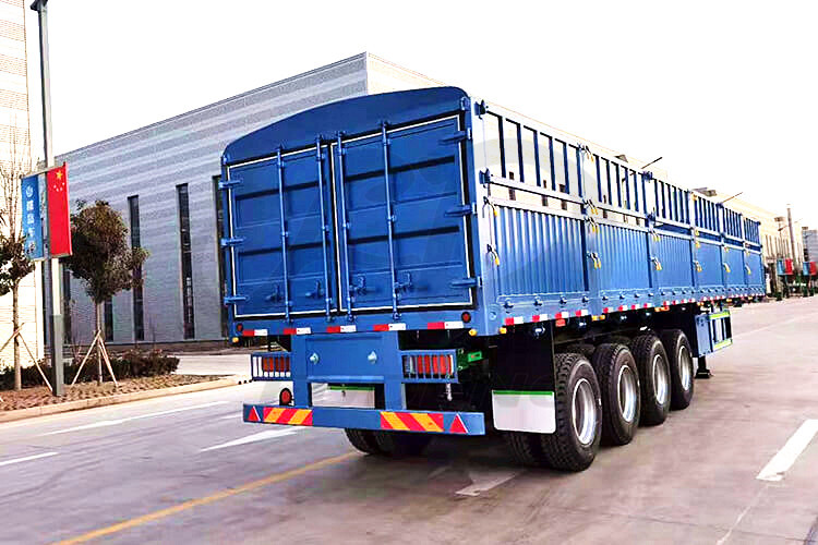 4 Axles Dropsides Bulk Cargo Trailer