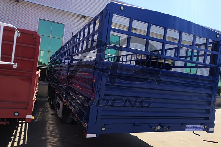 60T Dropside Fence Loose Cargo Trailer