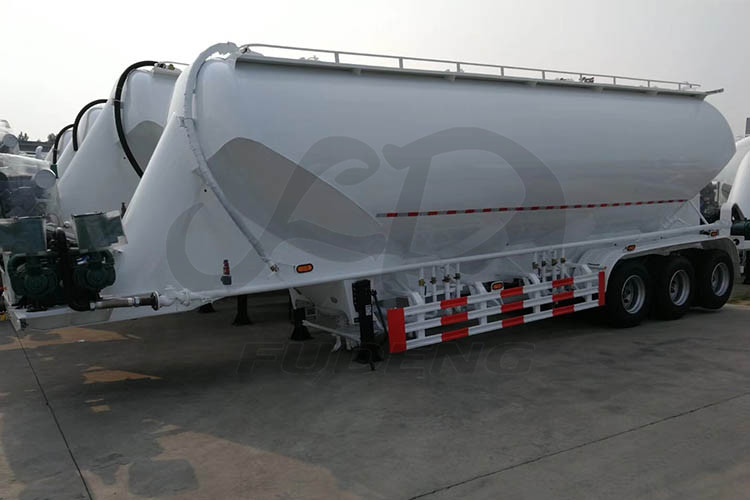 Grain flour dry powder tank semi trailer