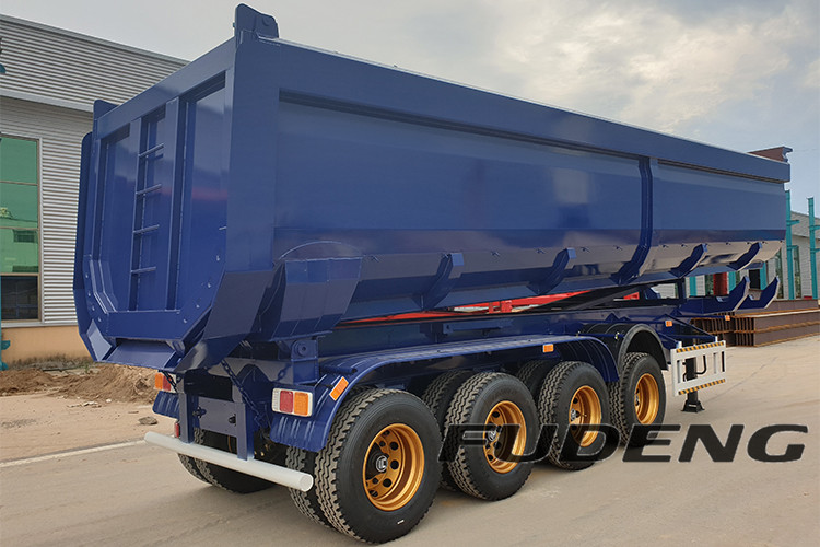 4 Axles U Shape Tipper Semi Trailer