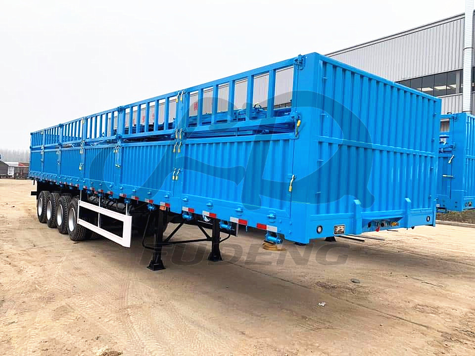 Four Axles Cargo Semi Trailer