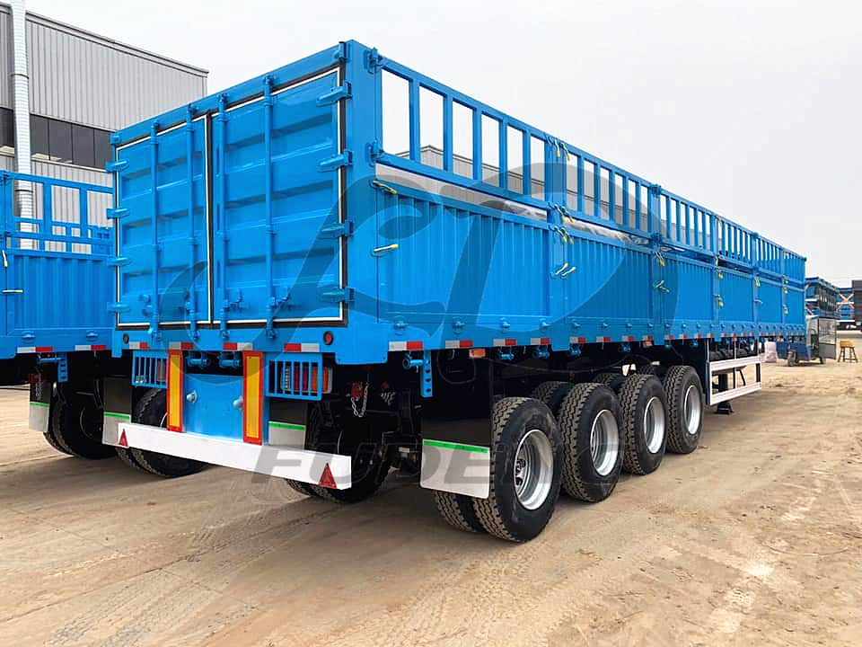 Four Axles Cargo Semi Trailer