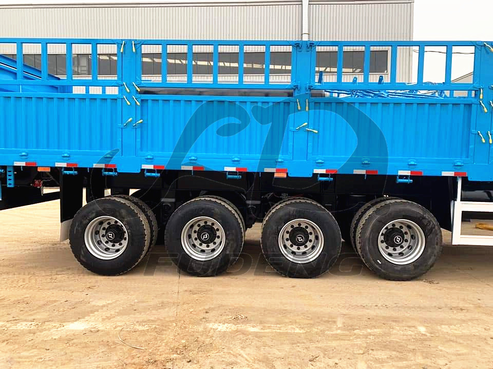 Four Axles Cargo Semi Trailer