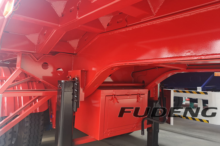 3 Axle 50T Square Dump Trailers