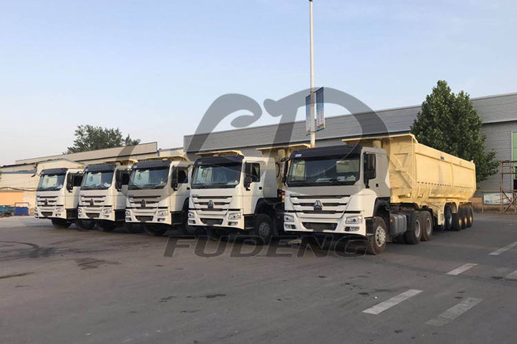5 Axles U Shape Tipper Trailer