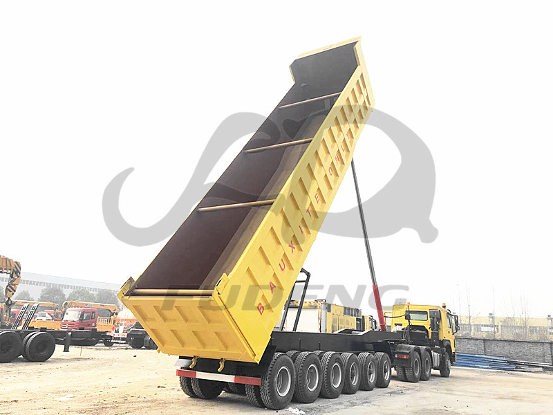 6 Axles 45 Cubic Meters Tipper Trailer